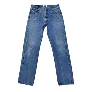 Levi's 501 Jeans FITS 32x32 Blue Denim Button Fly (Tag 34x38)